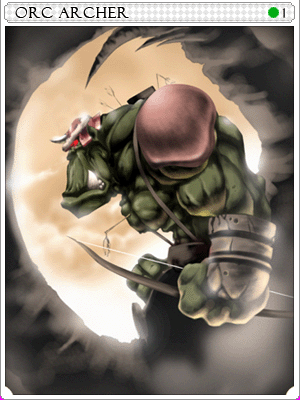 Carta Orc Arqueiro