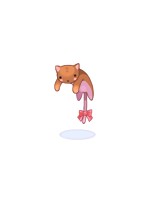Brown Drooping Kitty