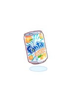 Chapéu de Lata Fanta Laranja